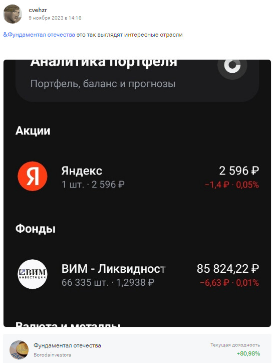 Отзывы о Бороде Инвестора