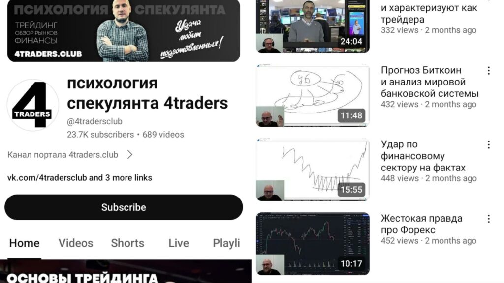 4Traders Club ютуб