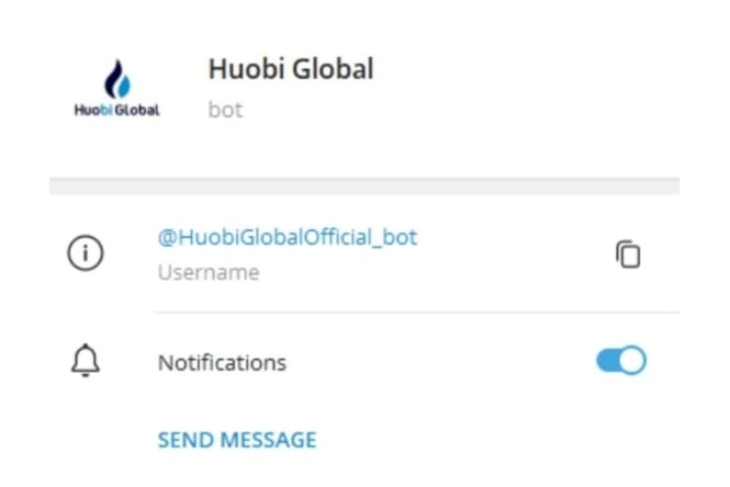 Huobi Trade бот