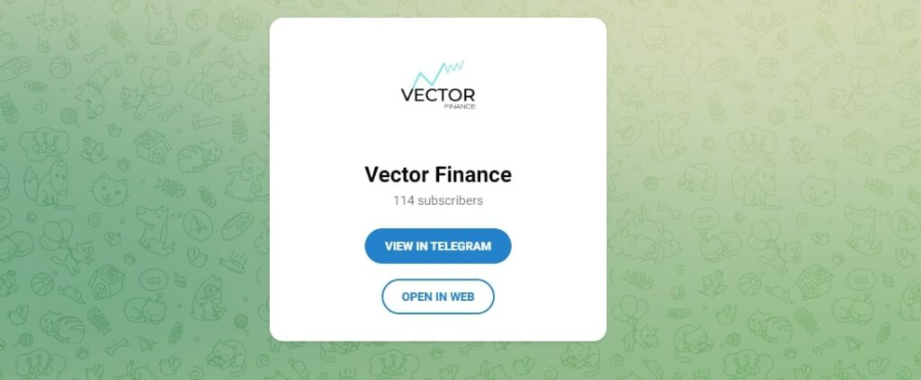 Vector Finance телеграмм