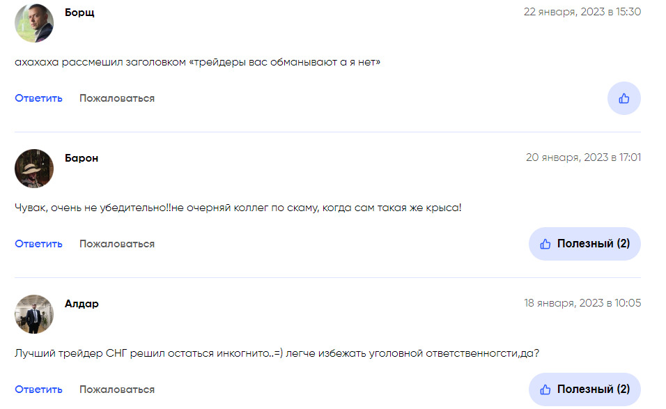 Отзывы о проекте Трейдинг Лаб 