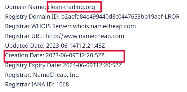 Платформа Clean Trading Limited