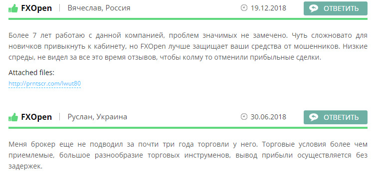 Fxopen Отзывы о брокере