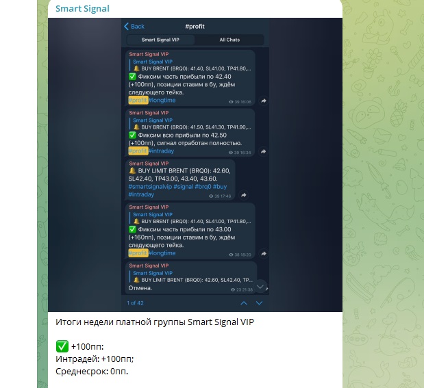 Отзывы трейдеров о Smart Signal
