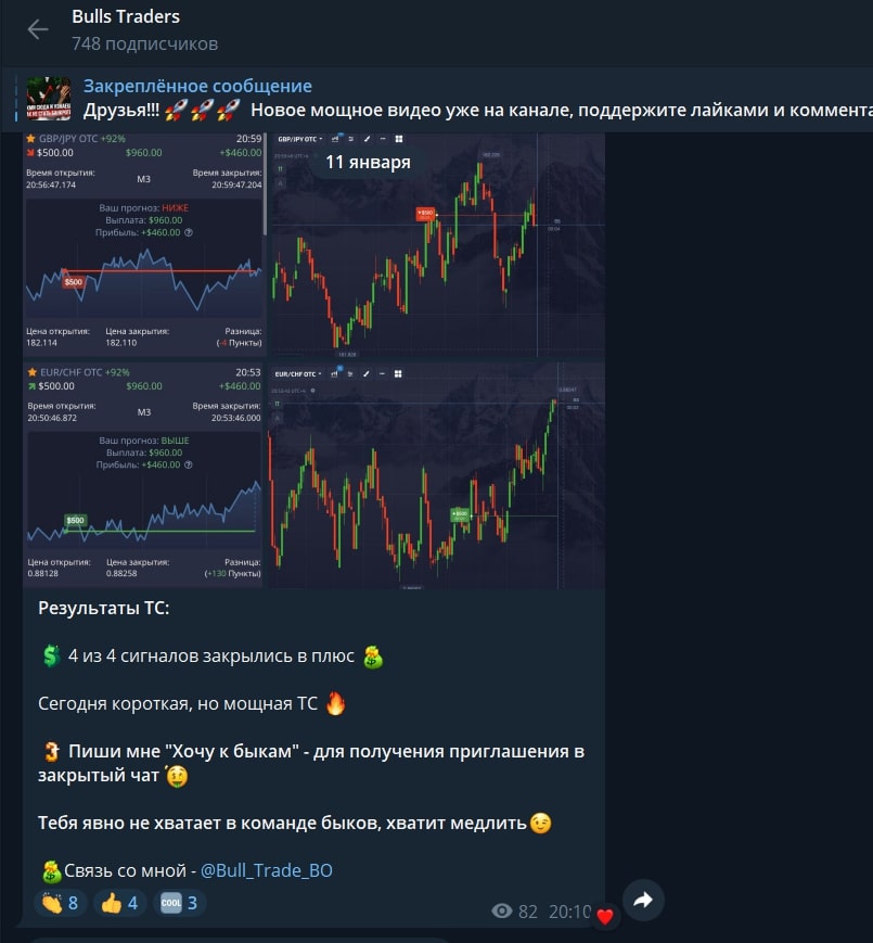 Bull trader телеграмм