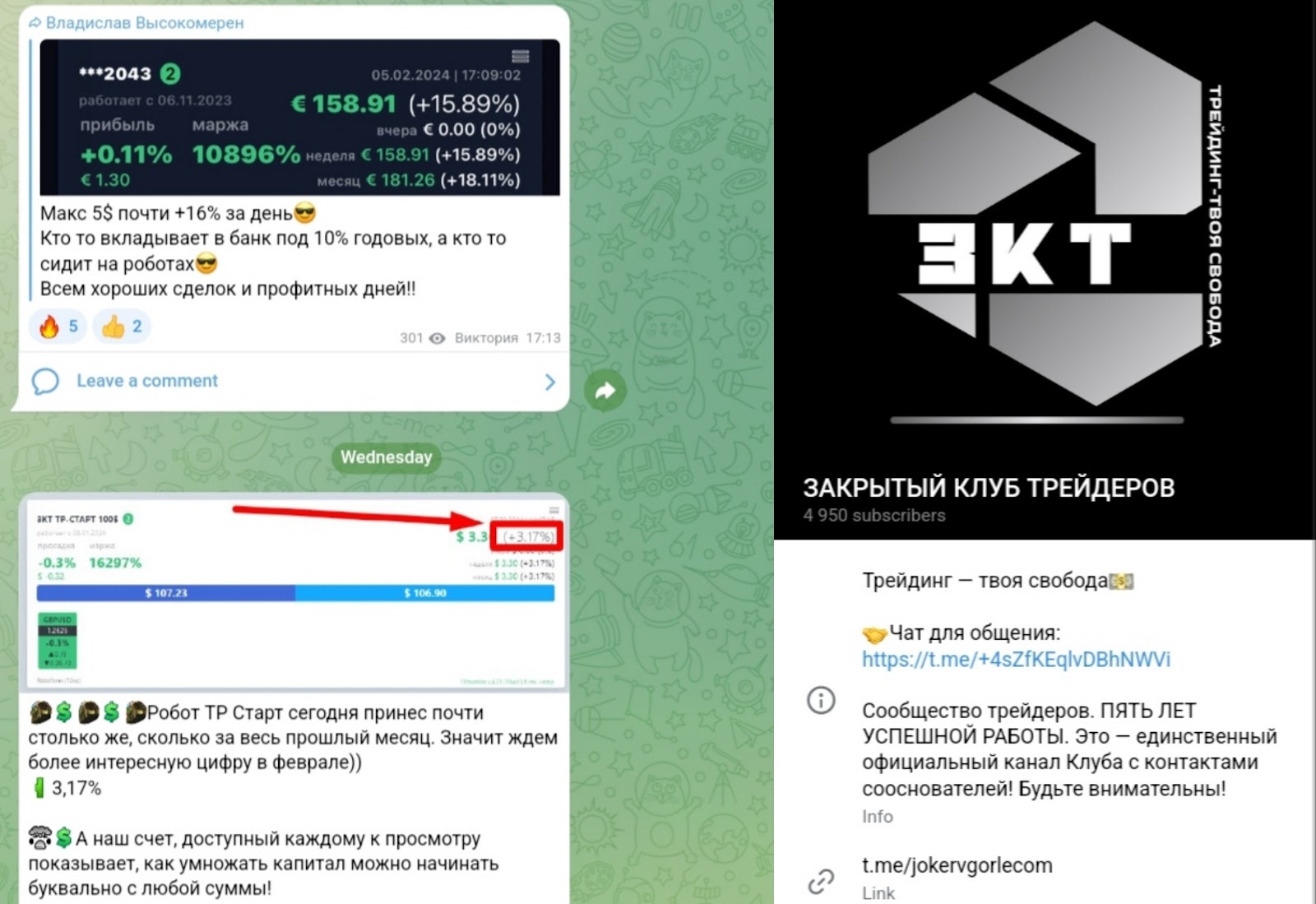 Проект ЗАКРЫТЫЙ КЛУБ ТРЕЙДЕРОВ