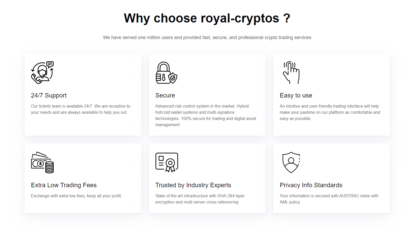 Royal Cryptos криптобиржа