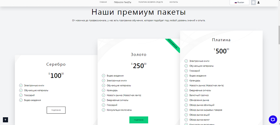 Тарифные планы My Capital net