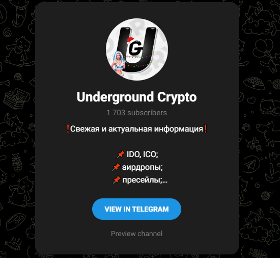 Underground Crypto