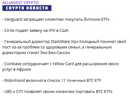 allinvest crypto отзывы телеграмм