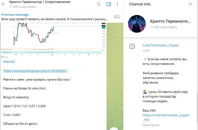 крипто терминатор тг