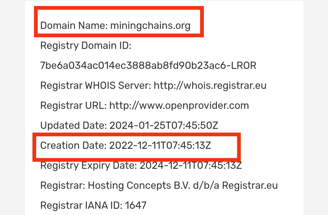 mining chains investment