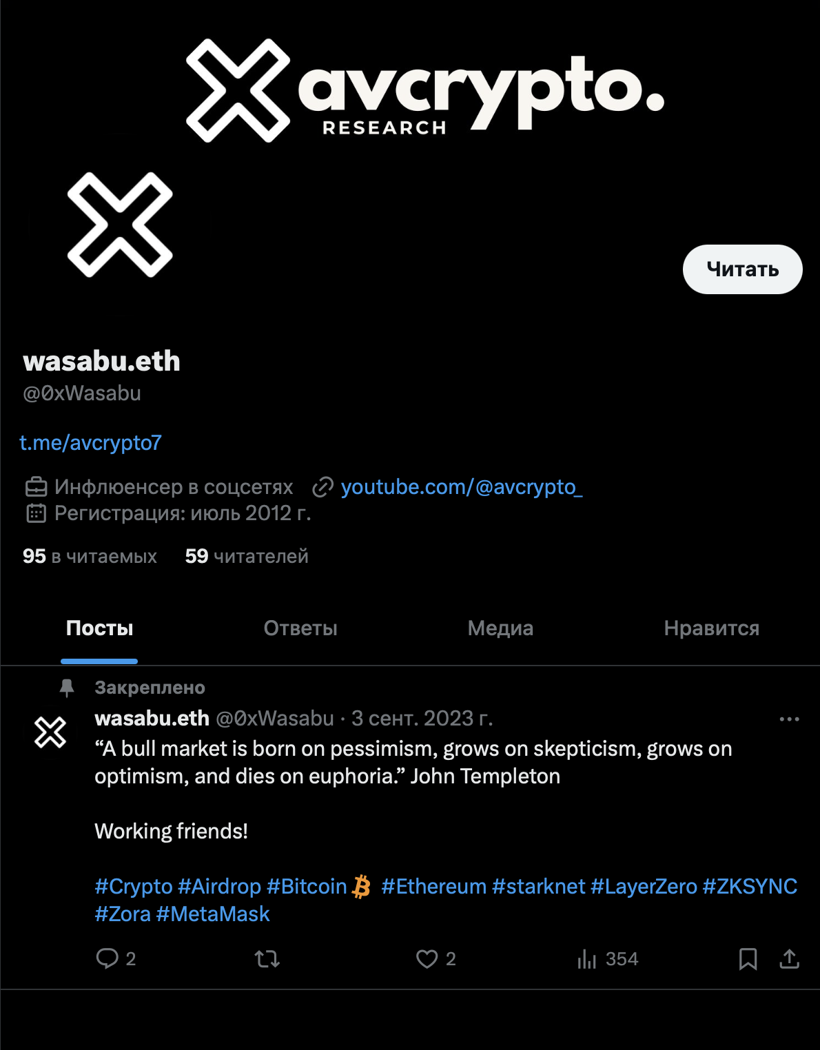 AVcrypto телеграмм отзывы