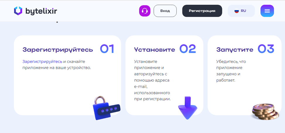 Как начать зарабатывать на Bytelixir