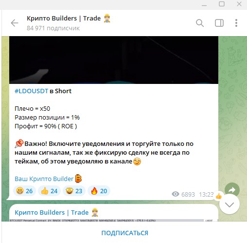 Крипто Builders Trade