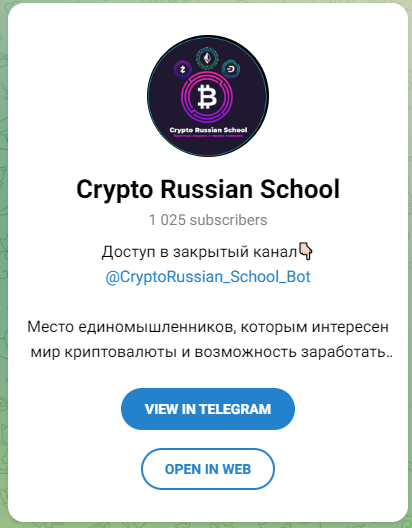 Проект Crypto Russian School