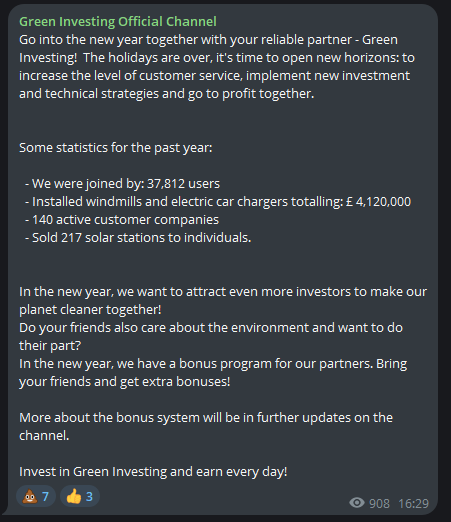 greeninvesting org