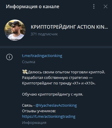 криптотрейдинг action king