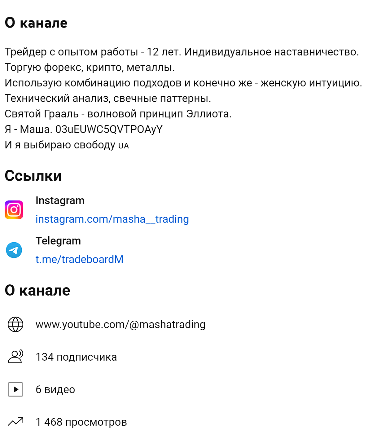 masha trading инвестор