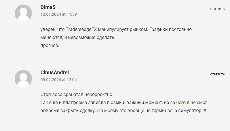 платформа tradersedgefx com