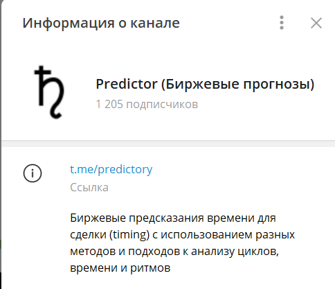 predictor биржевые прогнозы