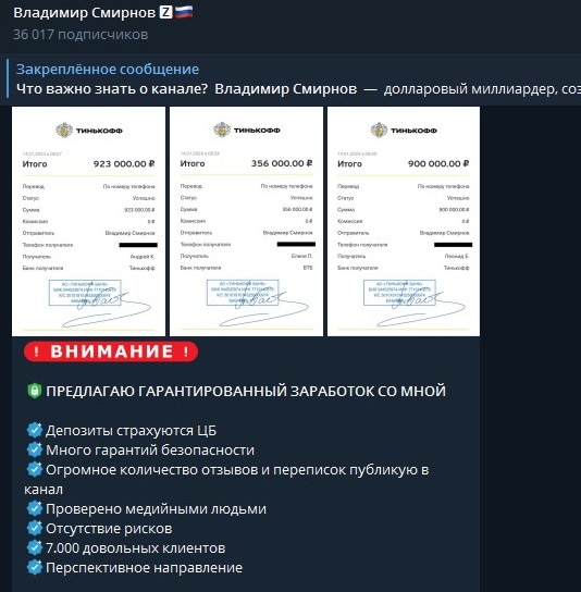 smirnovvladimirinvestor отзывы