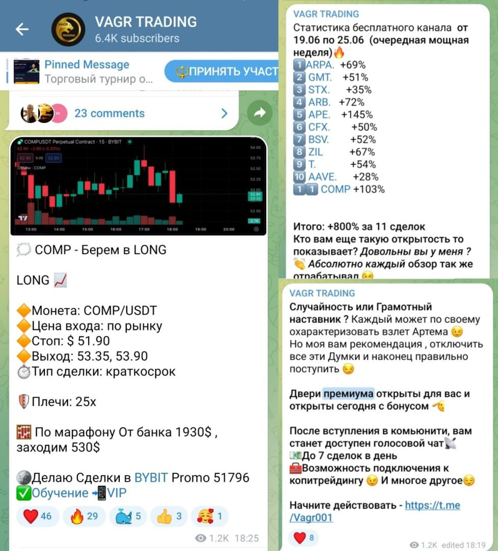 vagr trading телеграмм