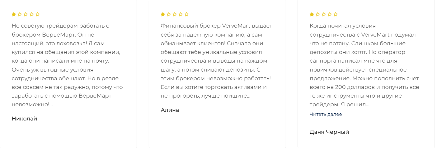 vervemart разбор