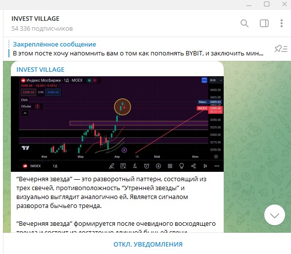 Invest Village telegram