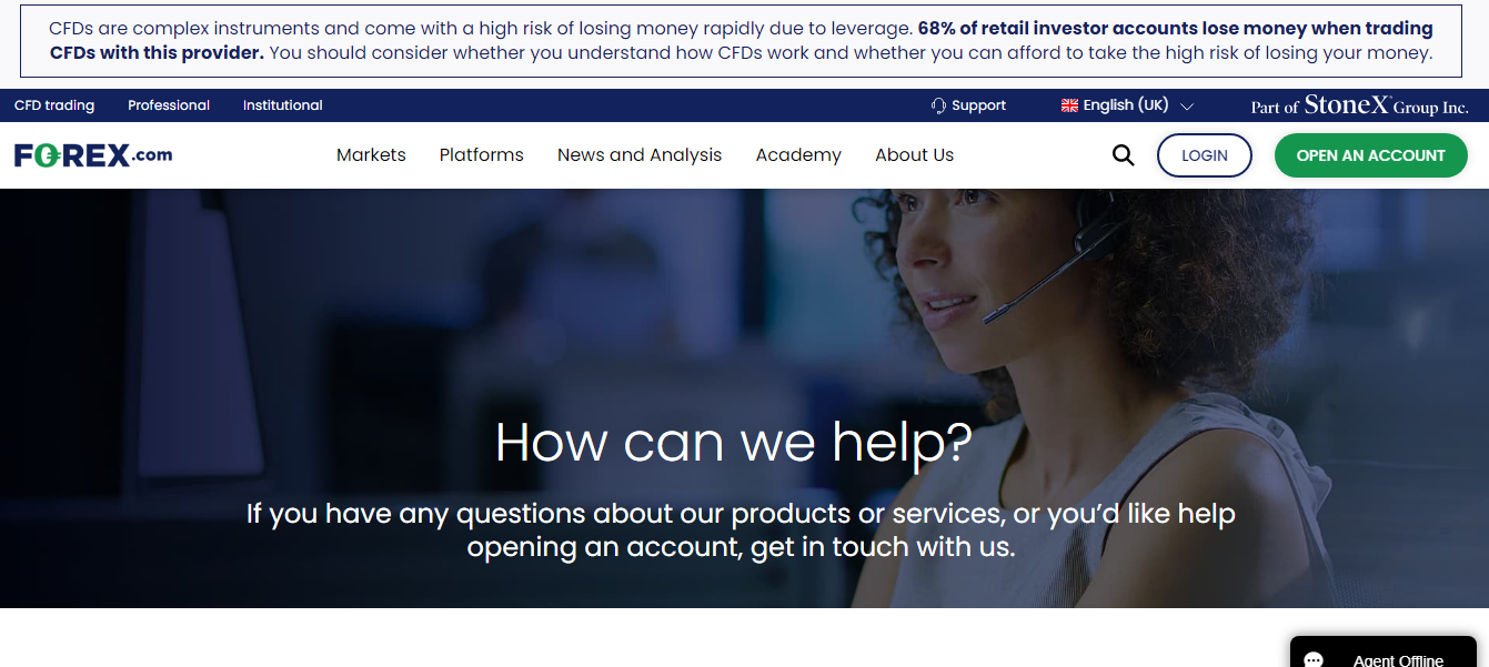 Официальный сайт Forex com