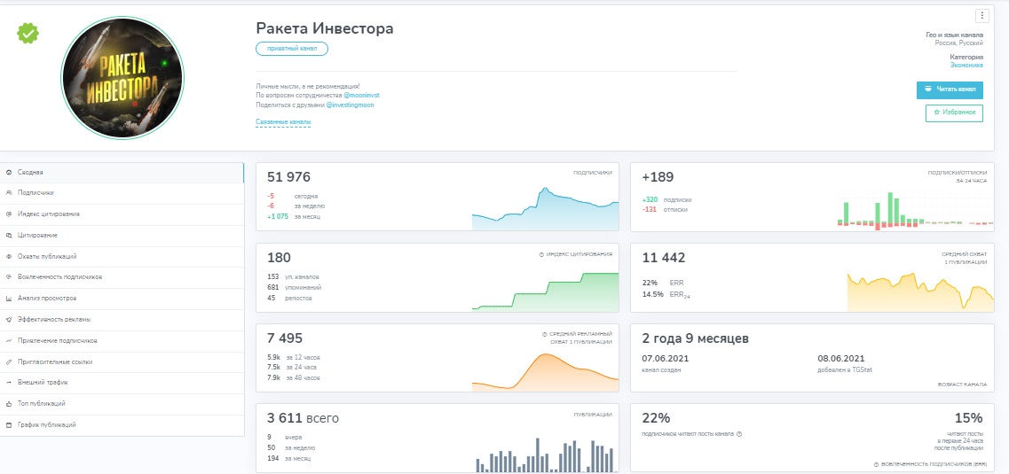 Ракета Инвестора Отзывы