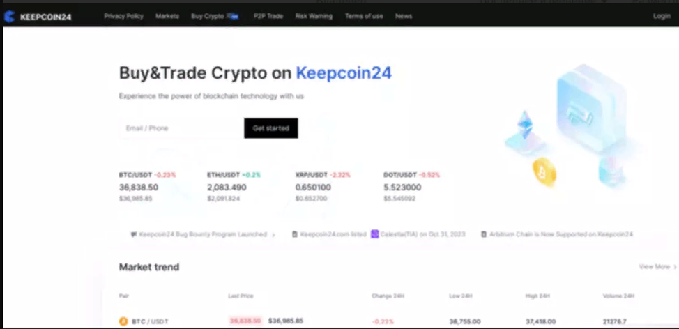 keepcoin24 com