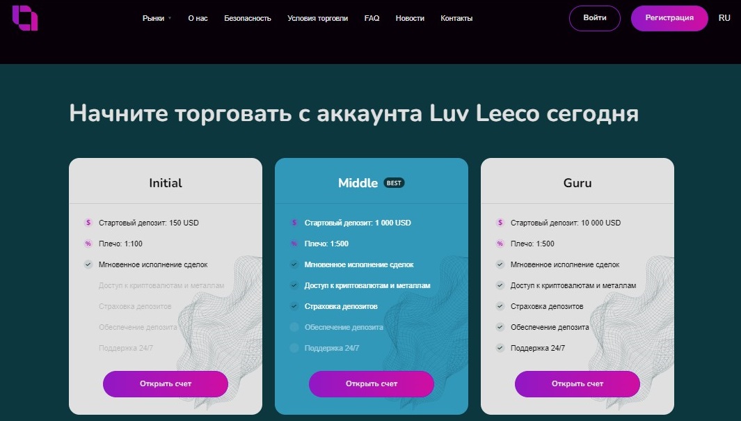 luv leeco приложение