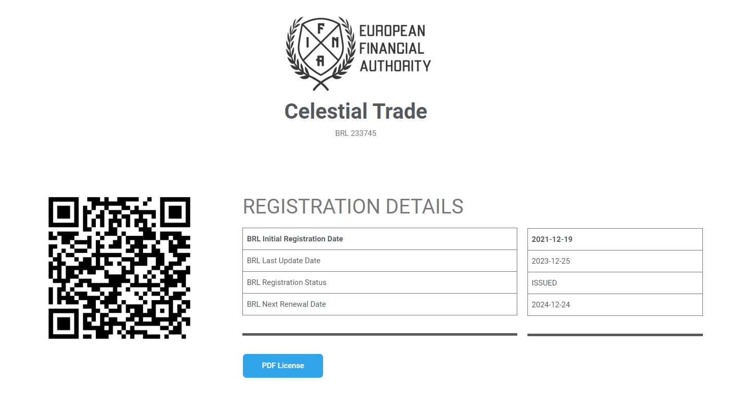 отзывы о брокере celestial trade co