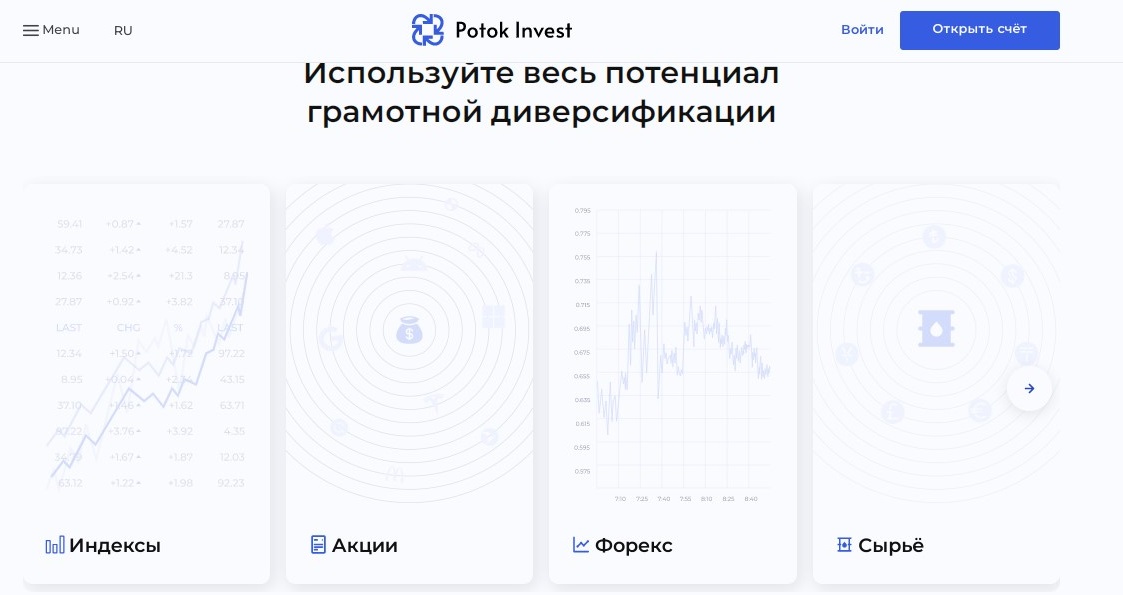 potok invest io trade