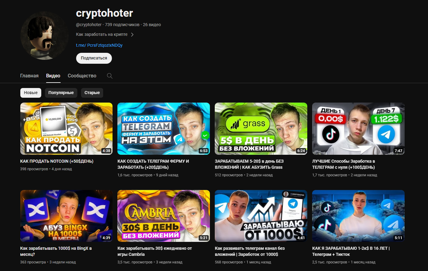 проект cryptohoter