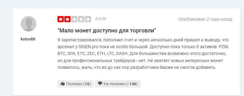 sigen pro биржа
