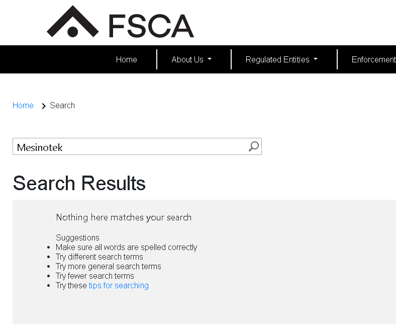 терминал mesinotek fsca