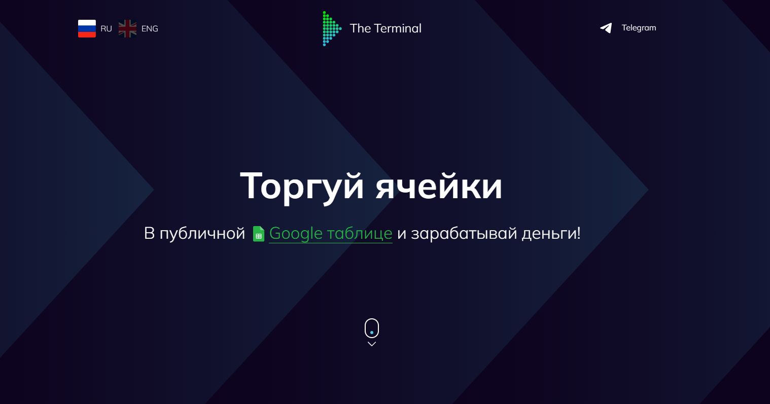 the terminal token