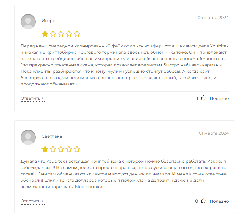 youbitex отзывы