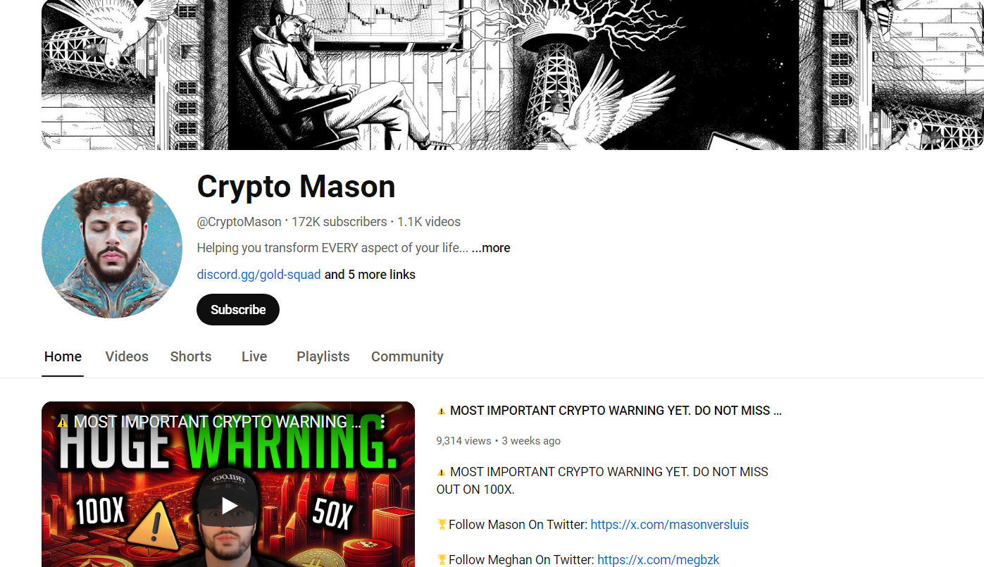 Crypto Mason Телеграмм