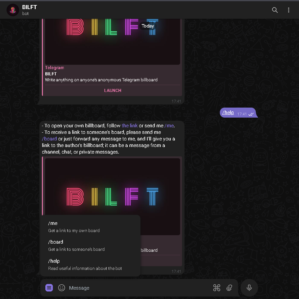 bilft bot