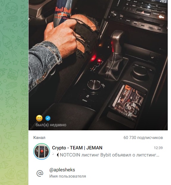 канал Crypto TEAM JEMAN