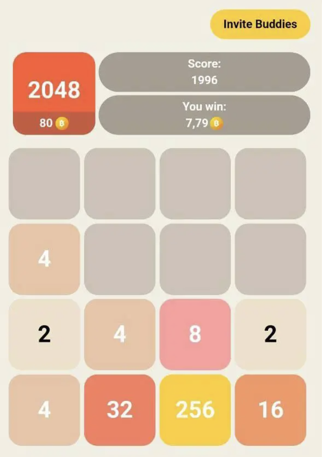 bcoin 2048 что за игра