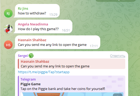 piggie game крипта
