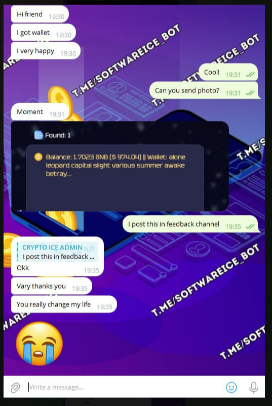 crypto ice miner