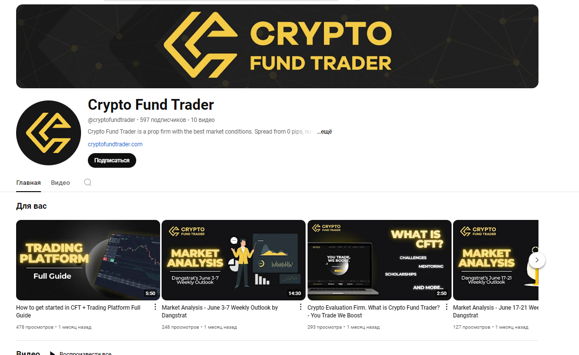 Cryptofundtrader