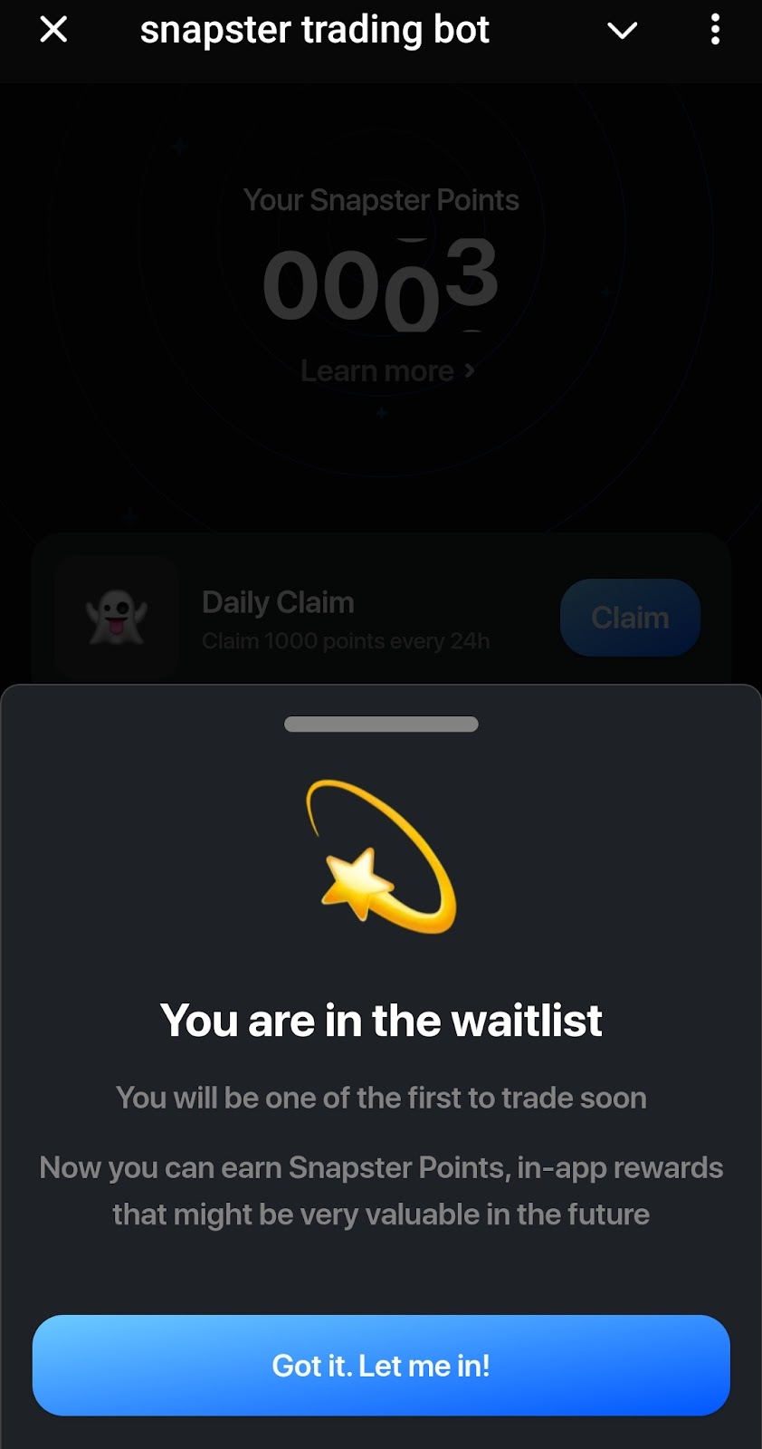Snapster Телеграмм