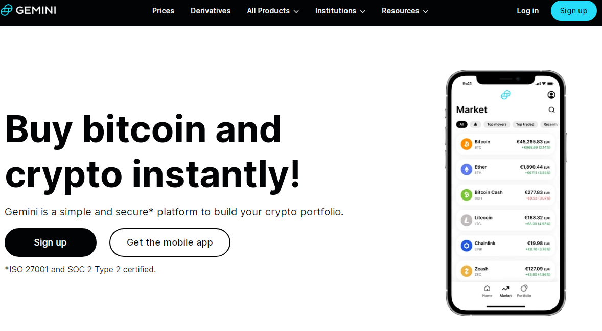 gemini crypto