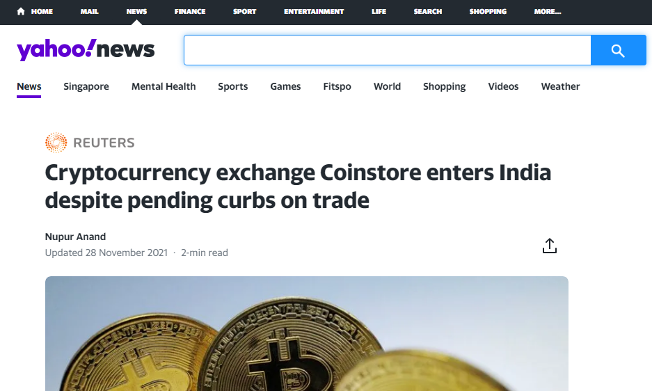 coinstore биржа